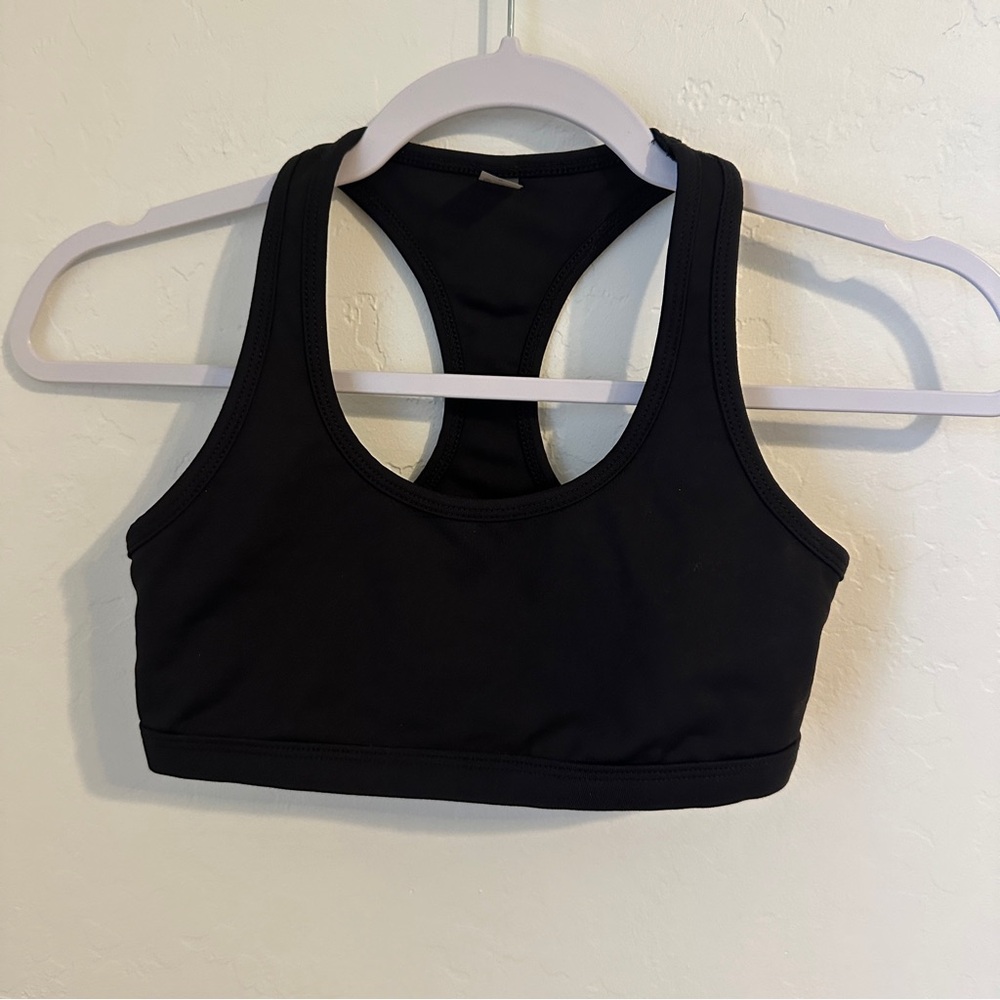 Beyond Yoga Black Racerback Sports Bra‎ Size Small